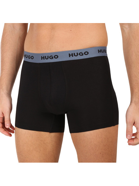 HUGO Set de trei - boxeri bărbătești HUGO multicolori