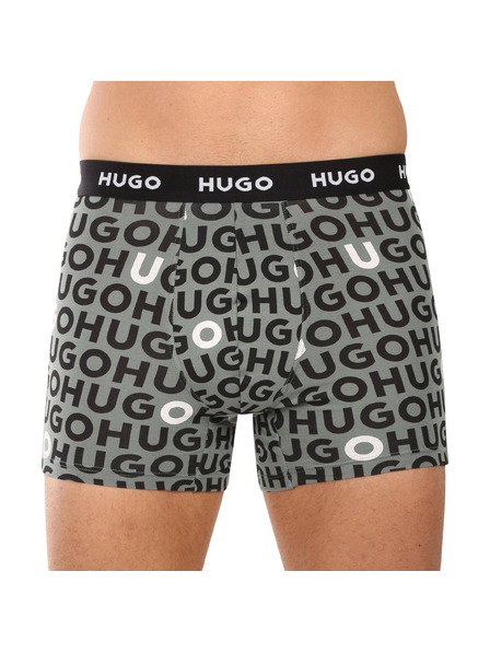 HUGO Set de trei - boxeri bărbătești HUGO multicolori