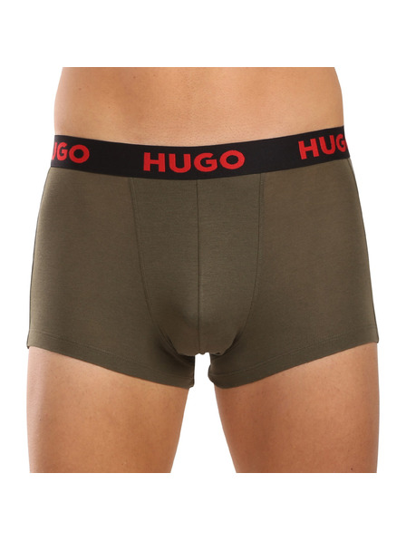 HUGO Set de trei - boxeri bărbătești HUGO multicolori