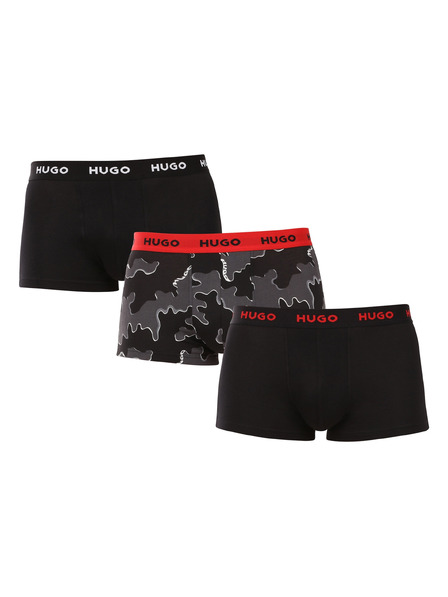 HUGO Set de trei - boxeri bărbătești HUGO multicolori