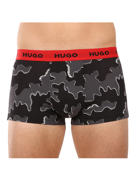 HUGO Set de trei - boxeri bărbătești HUGO multicolori