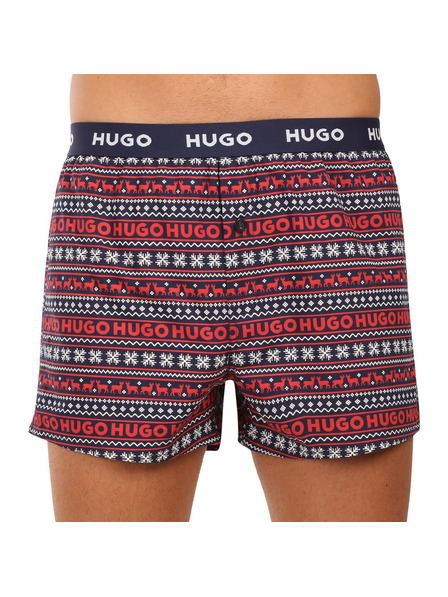 HUGO Set de trei - caleți bărbătești HUGO multicolori