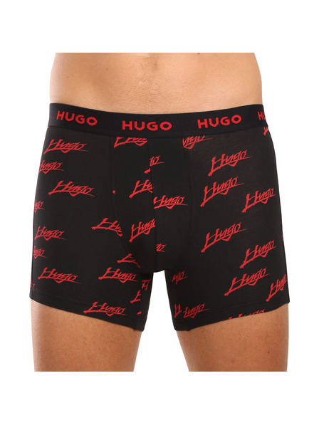 HUGO Set de trei - boxeri bărbătești HUGO multicolori