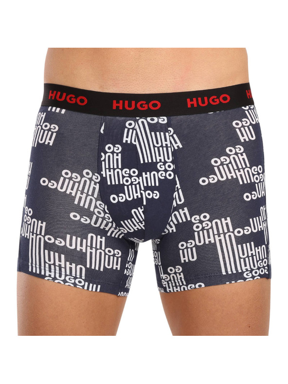 HUGO Set de trei - boxeri bărbătești HUGO multicolori