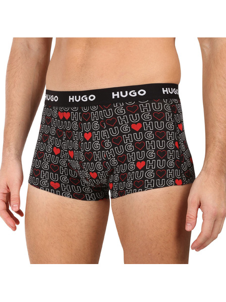 HUGO Set de trei - boxeri bărbătești HUGO multicolori
