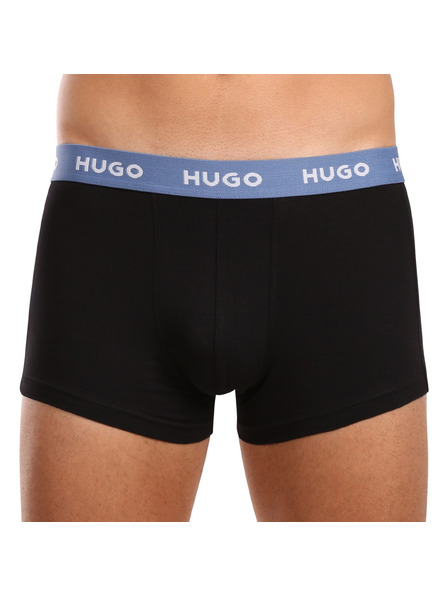 HUGO Set de trei - boxeri bărbătești HUGO multicolori