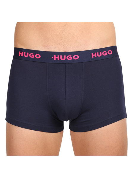 HUGO Set de trei - boxeri bărbătești HUGO multicolori
