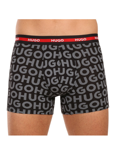 HUGO Set de trei - boxeri bărbătești HUGO multicolori
