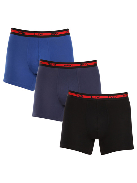 HUGO Set de trei - boxeri bărbătești HUGO multicolori