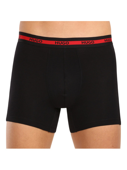 HUGO Set de trei - boxeri bărbătești HUGO multicolori