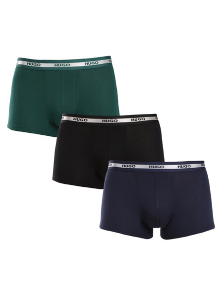 HUGO Set de trei - boxeri bărbătești HUGO multicolori