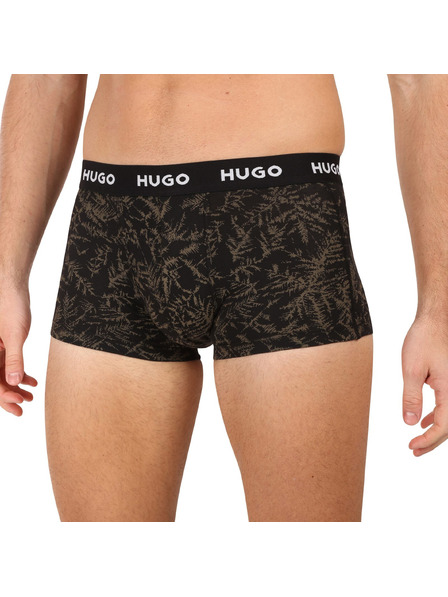 HUGO Set de trei - boxeri bărbătești HUGO multicolori