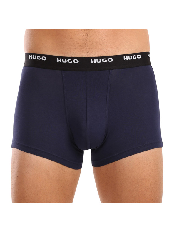 HUGO Set de cinci - boxeri bărbătești HUGO multicolori