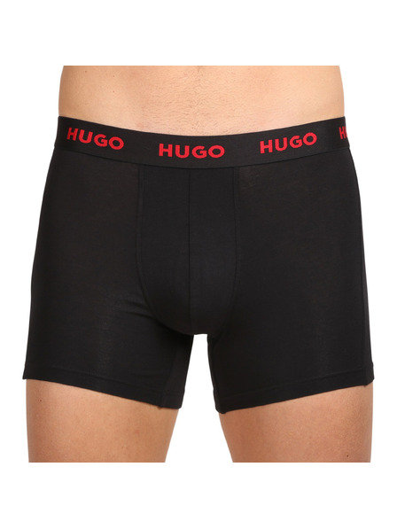 HUGO Set de trei - boxeri bărbătești HUGO multicolori