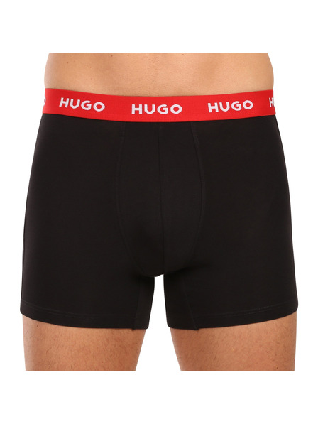 HUGO Set de trei - boxeri bărbătești HUGO multicolori