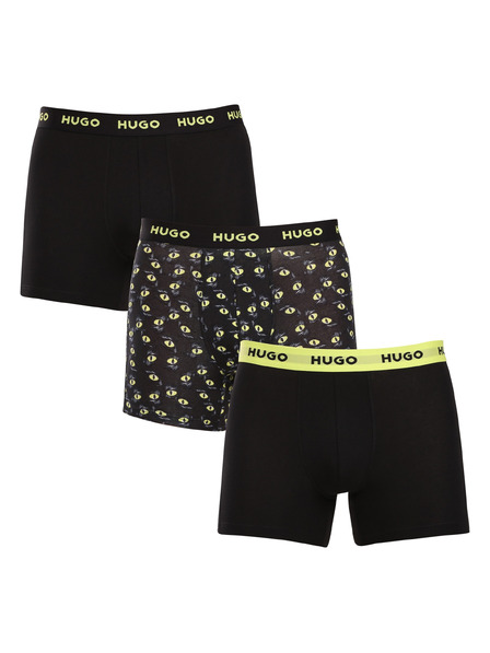 HUGO Set de trei - boxeri bărbătești HUGO multicolori