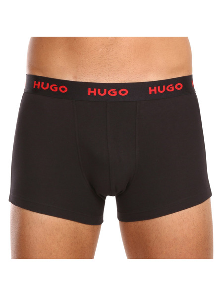 HUGO Set de trei - boxeri bărbătești HUGO multicolori