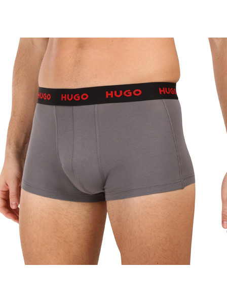 HUGO Set de trei - boxeri bărbătești HUGO multicolori