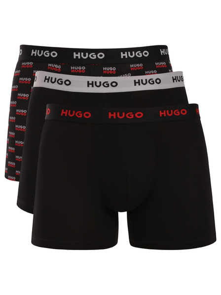 HUGO Set de trei - boxeri bărbătești HUGO multicolori