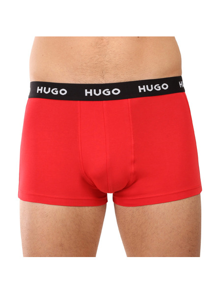 HUGO Set de trei - boxeri bărbătești HUGO multicolori