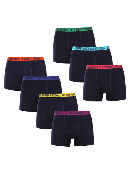 Lee Cooper Set de șapte - boxeri bărbătești Lee Cooper albastru închis
