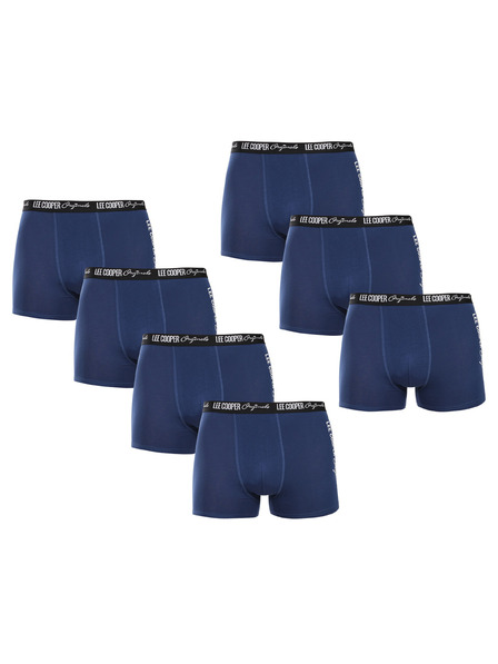 Lee Cooper Set de șapte - boxeri bărbătești Lee Cooper albastri