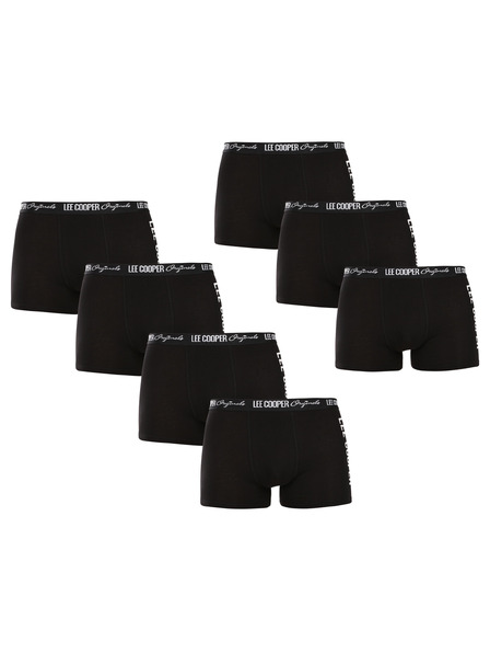 Lee Cooper Set de șapte - boxeri bărbătești Lee Cooper negri