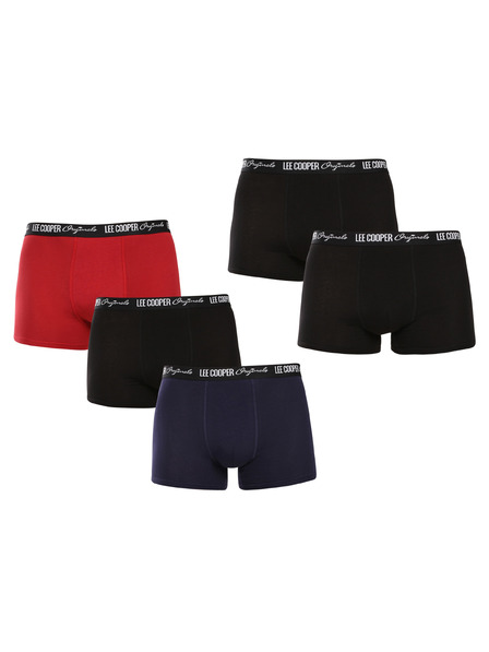Lee Cooper Set de cinci - boxeri bărbătești Lee Cooper multicolori