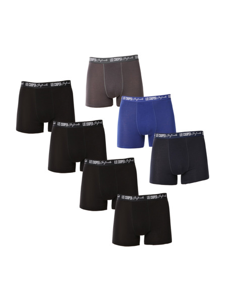 Lee Cooper Set de șapte - boxeri bărbătești Lee Cooper multicolori