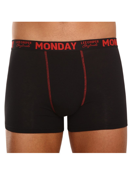 Lee Cooper Set de șapte - boxeri bărbătești Lee Cooper negri