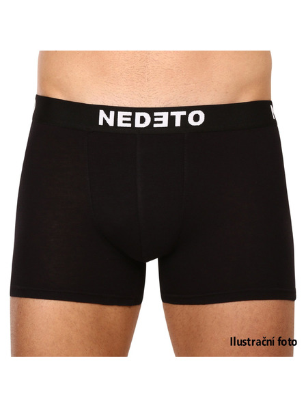 Nedeto 4x Set de trei - boxeri bărbați Nedeto elastic sport - abonament trimestrial anual