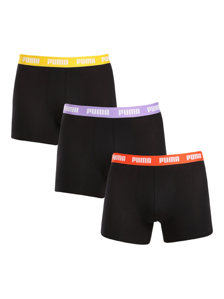 Puma Set de trei - boxeri bărbați Puma negri