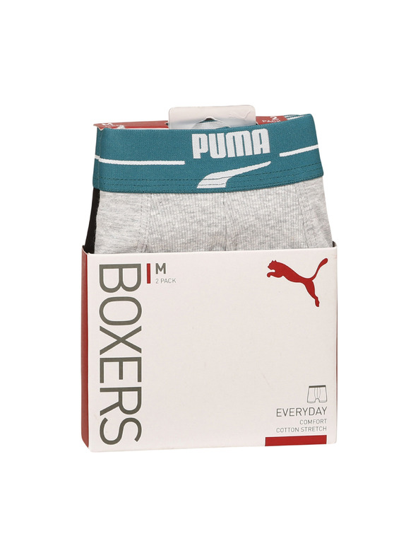 Puma Set de doi - boxeri bărbați Puma multicolor