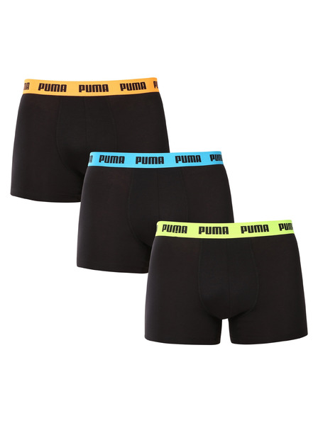Puma Set de trei - boxeri bărbați Puma negri