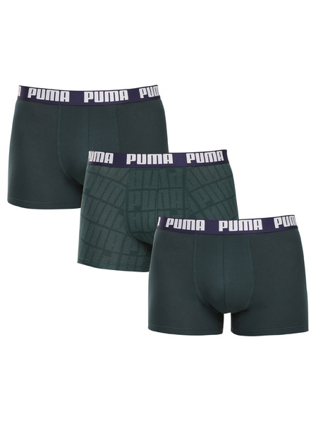 Puma Set de trei - boxeri bărbați Puma verzi