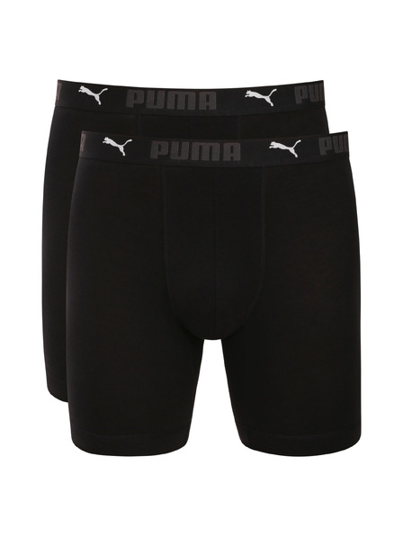 Puma Set de doi - boxeri bărbați Puma elastic sport negri