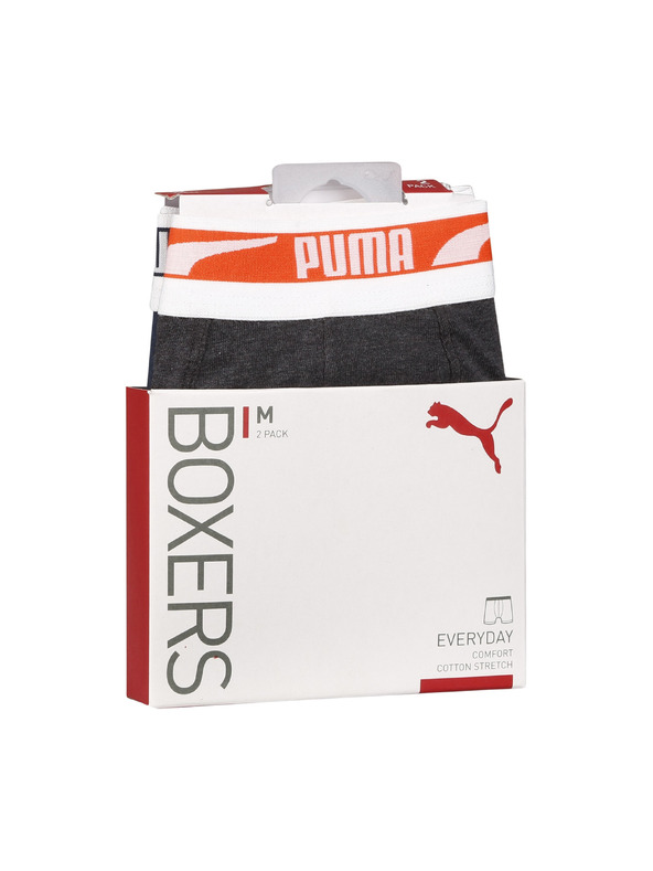 Puma Set de doi - boxeri bărbați Puma multicolor