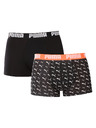Puma Set de doi - boxeri bărbați Puma multicolor
