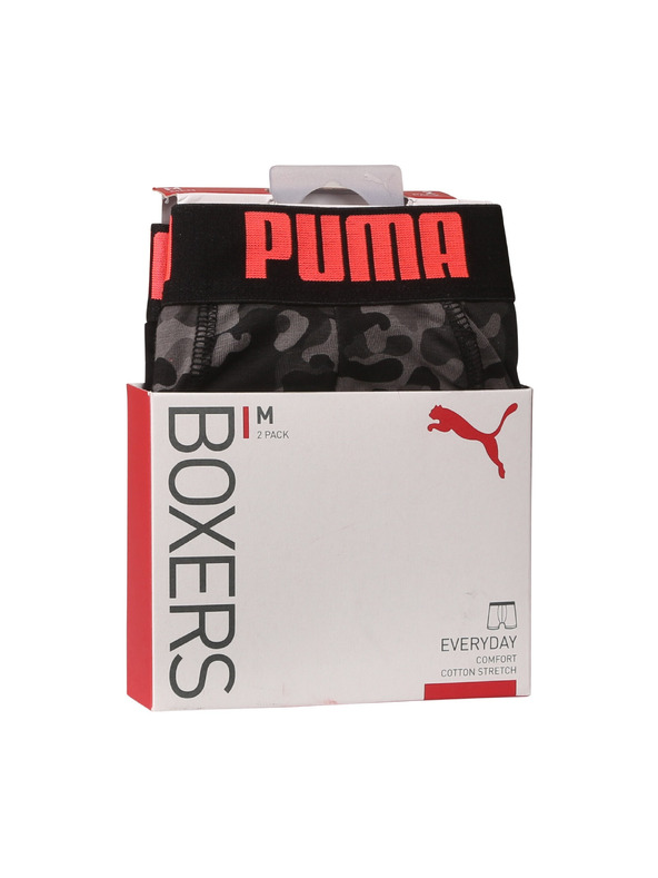 Puma Set de doi - boxeri bărbați Puma multicolor