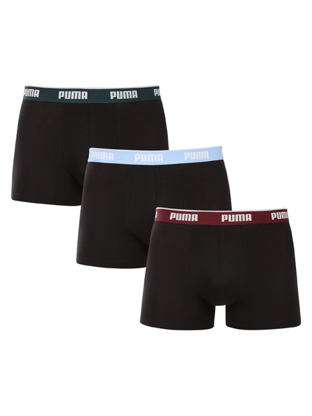 Puma Set de trei - boxeri bărbați Puma negri