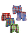 Styx Set de cinci - boxeri bărbați Styx elastic sport multicolor