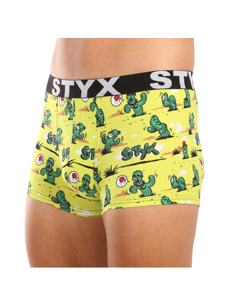 Styx Boxeri bărbați Styx art elastic sport supramărire cactusi