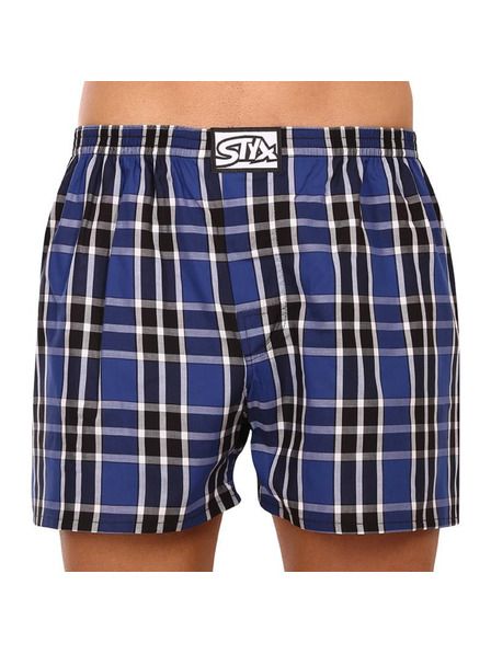 Styx Set de trei pantaloni scurți bărbătești Styx cu elastic clasic multicolori