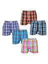 Styx Set de cinci - boxeri bărbați Styx elastic clasic multicolor