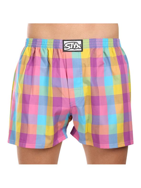 Styx Set de cinci - boxeri bărbați Styx elastic clasic multicolor