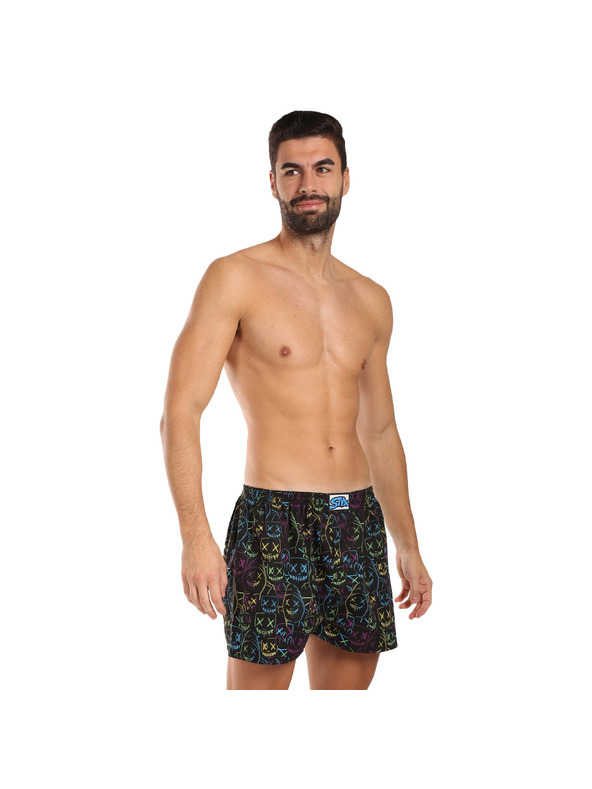 Styx Set de cinci - boxeri bărbați Styx art elastic clasic multicolor