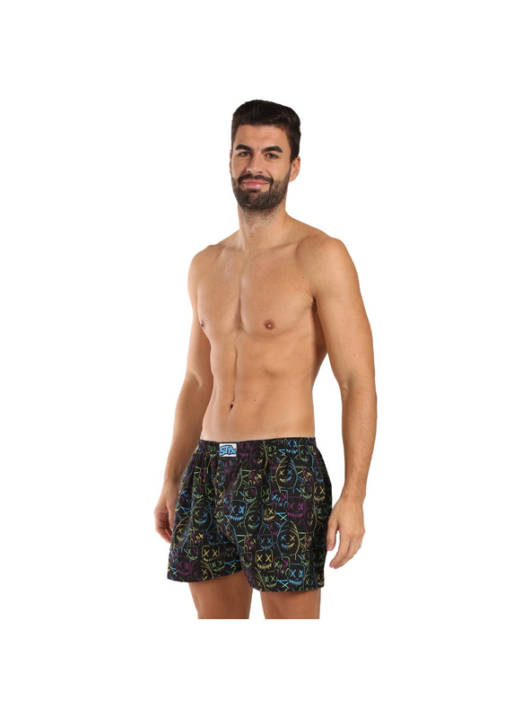 Styx Set de cinci - boxeri bărbați Styx art elastic clasic multicolor