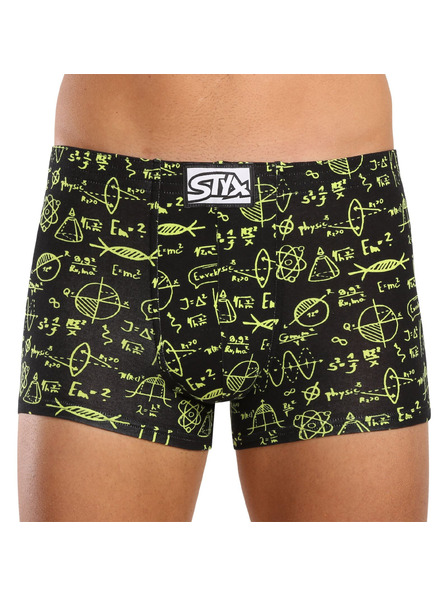 Styx Set trei - boxeri bărbătești Styx art bandă elastică clasică multicolor