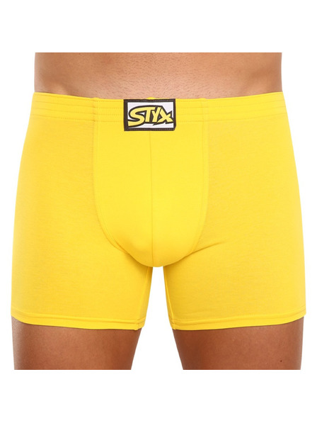 Styx Boxeri bărbați Styx long elastică clasică galbeni