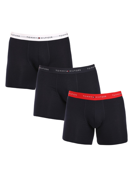 Tommy Hilfiger Set de trei - boxeri bărbați Tommy Hilfiger albastru închis
